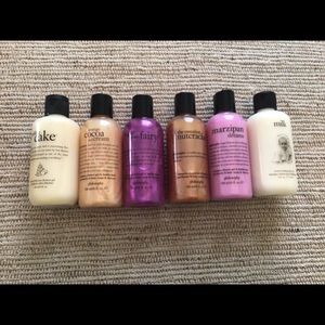 Set of 6 Philosophy Shower Gels